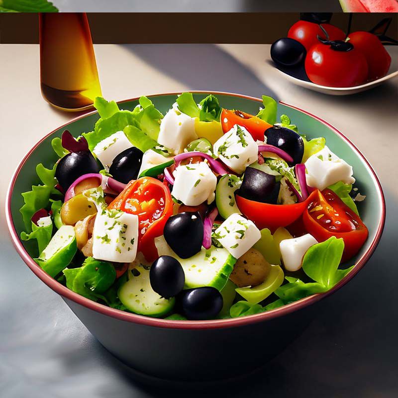 Griekse salade zelf maken